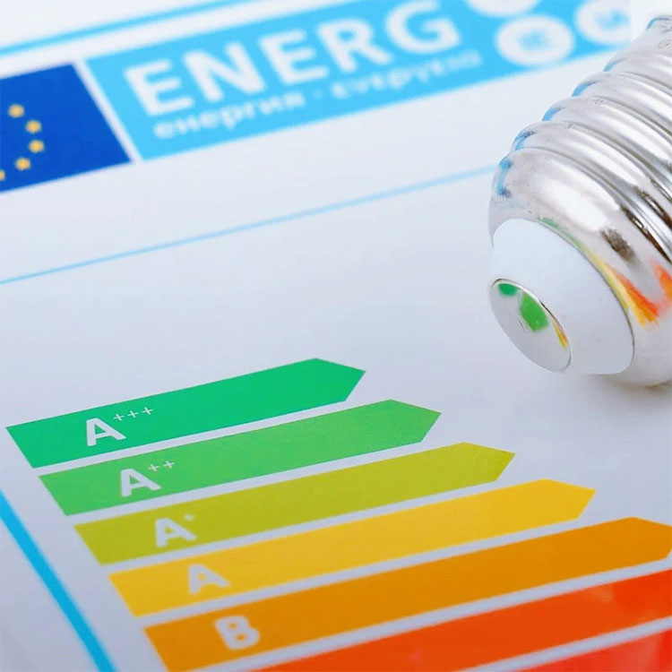 Pyykinpesukoneen energiatehokkuusmerkki